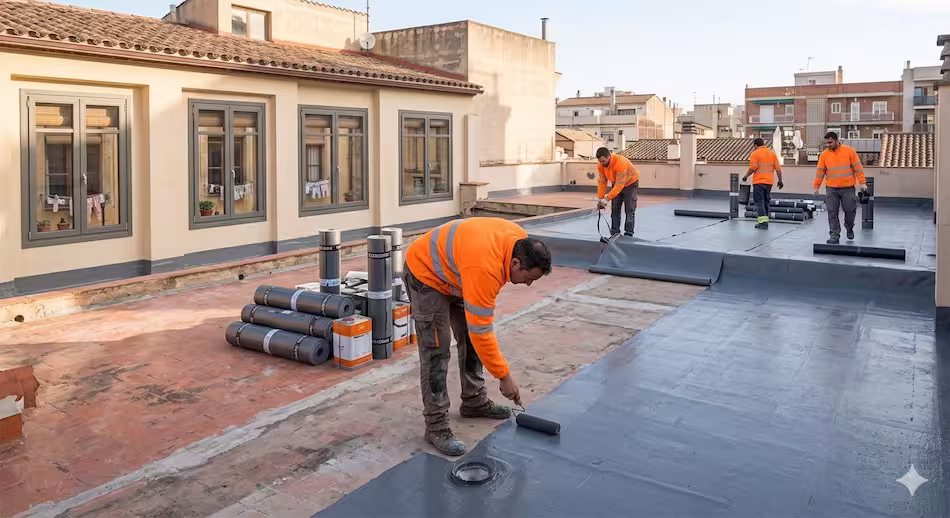 Impermeabilización de terrazas